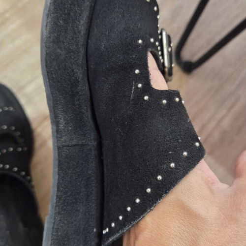 Esiot slippers black size 36 like new