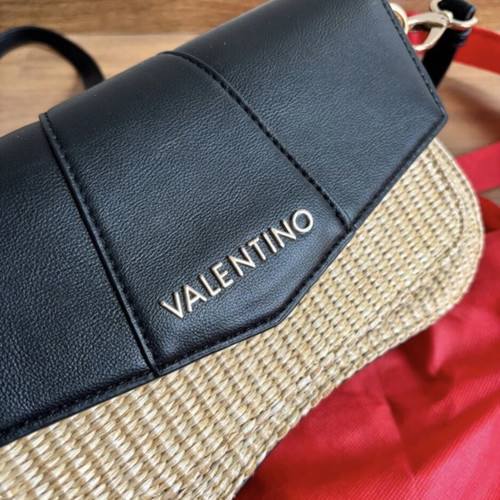 Valentino shoulder bag new, black and beige