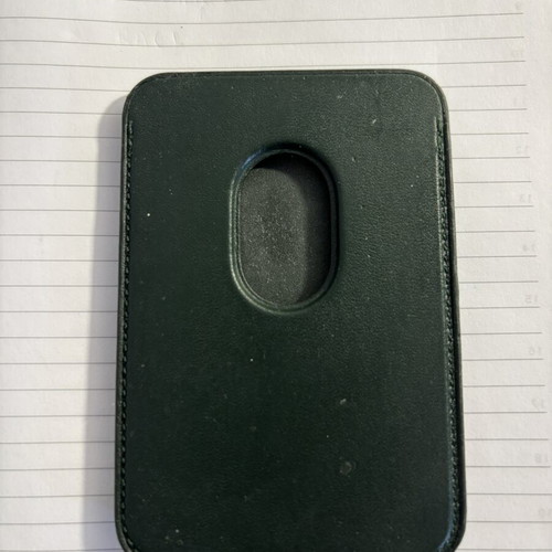 iPhone leather wallet sequoia green like new