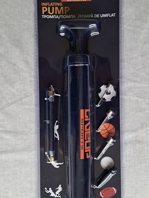 Hand Pump for Balls with Accessories New