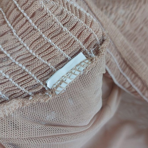 Zara Top bustier mesh nude size M like new