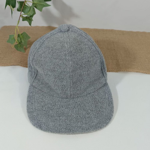 Karfil Hats baseball cap grey like new, flat wide brim