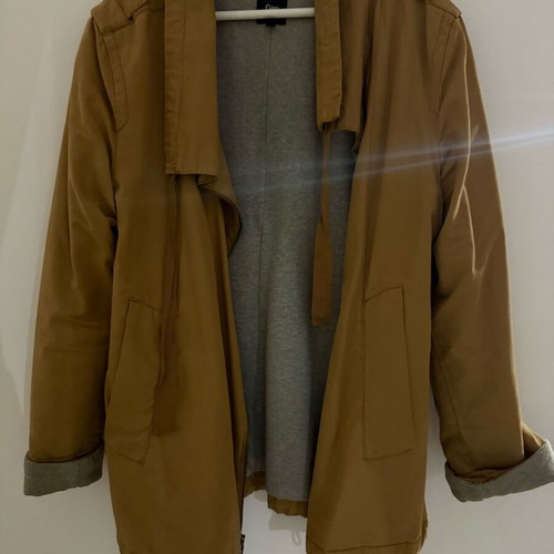 GAP jacket used with grey sweatshirt lining, size large