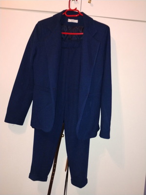 Anel blue women's suit set used, size small