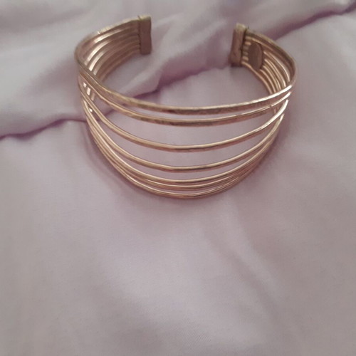 Bracelet in rose gold cuff like new
