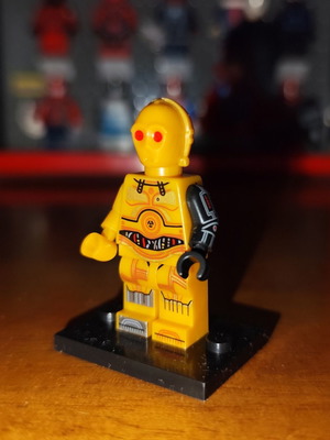 Φιγούρα Bounty Hunter C-3PO σαν καινούργιο με βάση στήριξης
