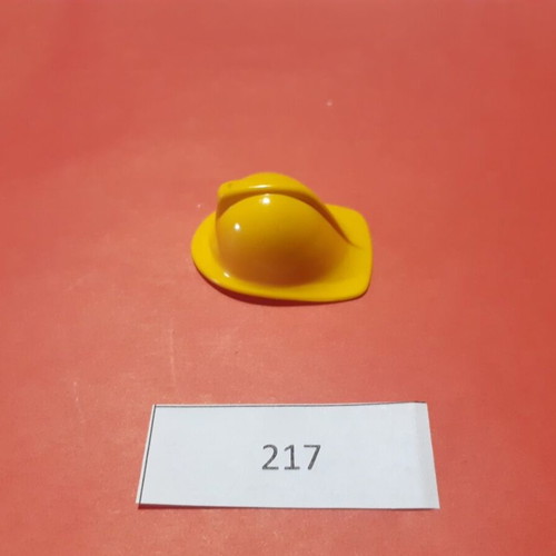 Playmobil firefighter helmet like new, yellow