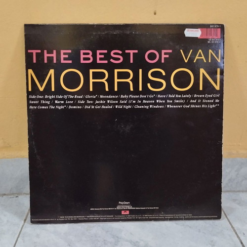The Best Of Van Morrison vinyl record like new, rock