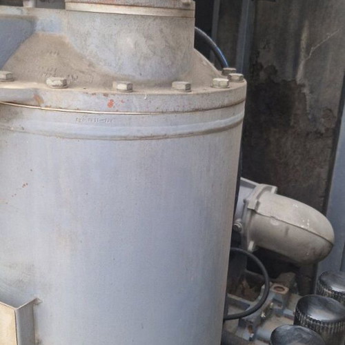 Atlas Copco screw type air compressor used