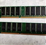  Δυο μνήμες DDR 512 MB