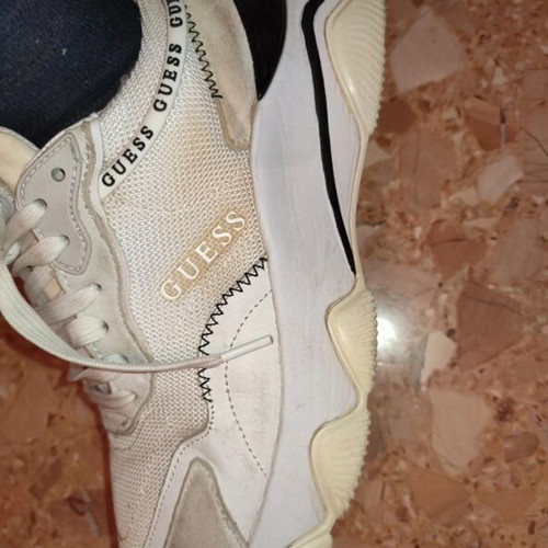 Guess Chunky Sneakers White Beige size 38 used