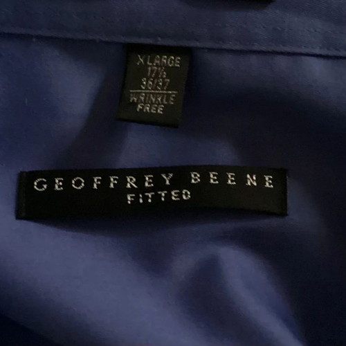 Geoffrey Beene Men’s Shirt XL Like New Blue