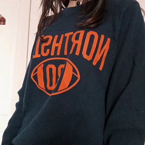 blue vintage Sweatshirt