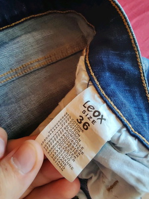 Leox denim bermuda shorts used, size 36
