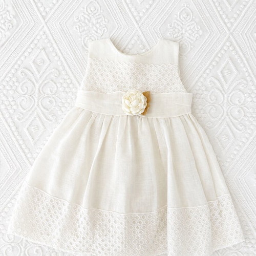 Mayoral white dress with belt for 2 years or up to 92 cm, like new