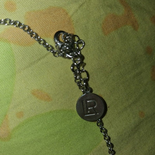 Lady Remington bicolor long women's necklace with mandala design