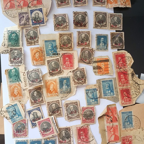 Prewar stamp collection, Greek and foreign