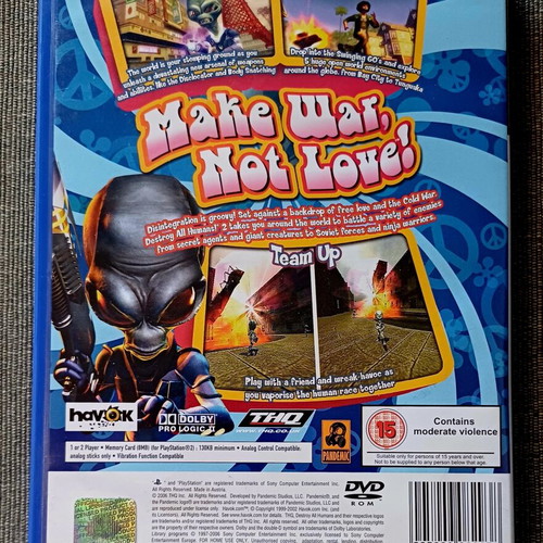 Destroy All Humans 2 PlayStation 2 game used