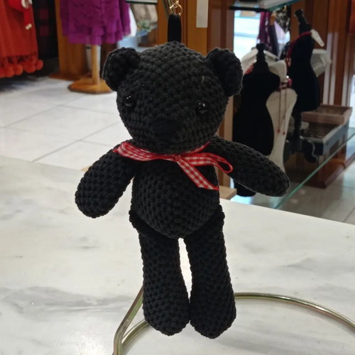Plush bear keychain new