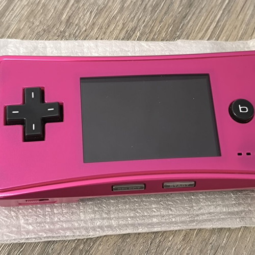 Game Boy Micro Pink boxed with original charger like new
