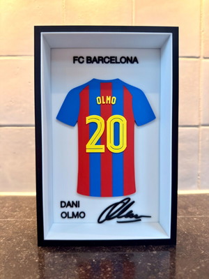 Dani Olmo FC Barcelona Logo Memorabilia like new