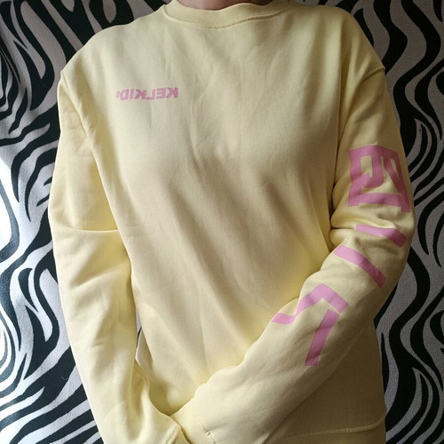 Kelkid sweatshirt oversized new, yellow, size XS