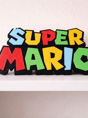 Super Mario διακοσμητικό logo καινούργιο