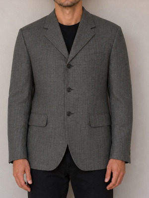 Men's jacket L gray new