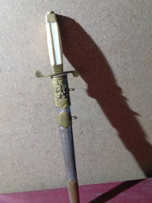 Bulgarian decorative dagger 1970, unsharpened