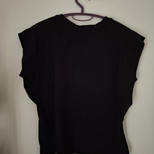 Rock T-shirt painted by me, like new, black, size S