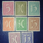 Germany Weimar mint postage stamps set
