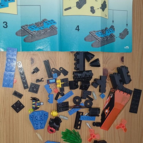 Lego Vintage Spy Shark Aquazone 6135 used