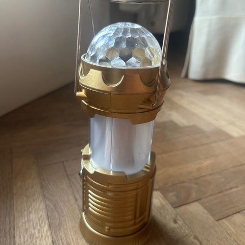 Solar LED Lantern USB portable for camping SX-6808T 3W used