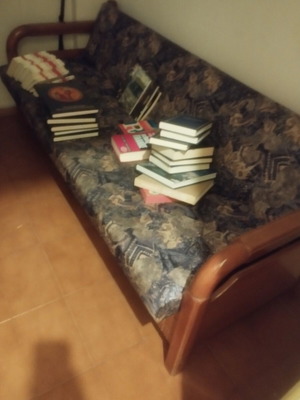 Sofa bed like new with storage space