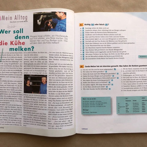 Delfin A1 A2 Lehrwerk for German as a Foreign Language used, volume 1