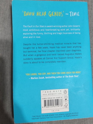The Fault In Our Stars John Green like new, English book