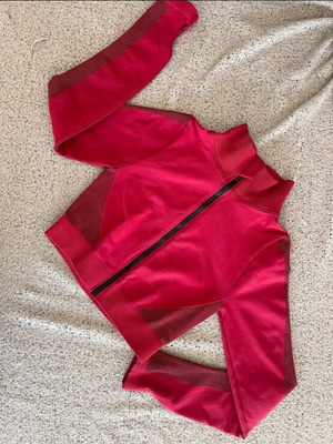Athletic jacket red like new, size M