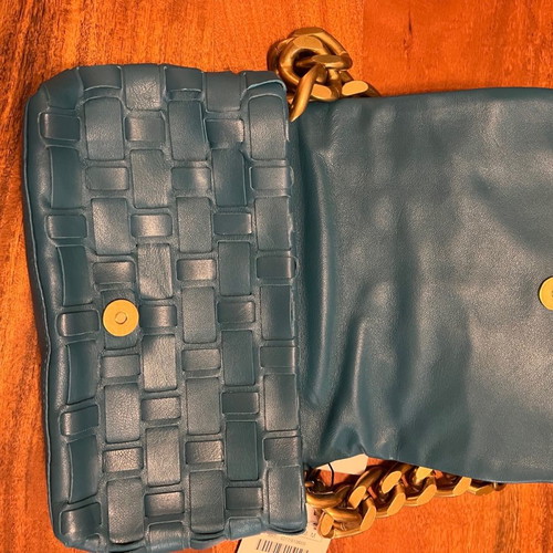 Zara leather shoulder bag new with tags