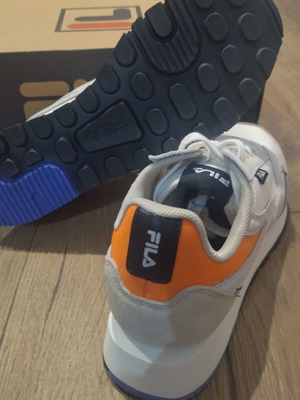 Fila sneakers new natural leather, suede and fabric, size 41