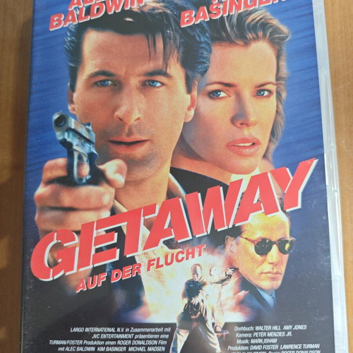 The Getaway DVD like new, action thriller with Alec Baldwin & Kim Basinger