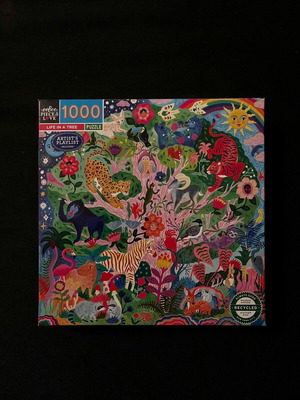 Eeboo puzzle 1000 pieces Life in a Tree like new