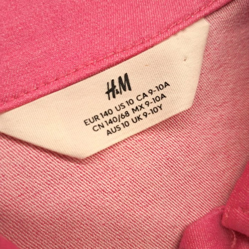 H&M denim jacket and Orchestra knitted cardigan new, 8-10 years, pink