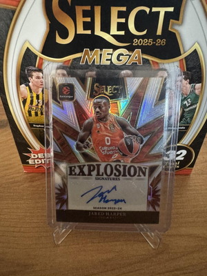 Panini Select Euroleague 2025-26 Jared Harper Base Auto card like new