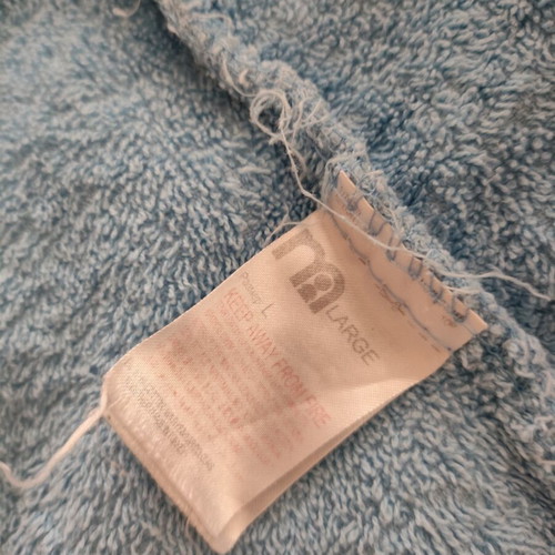 Mothercare children's bathrobe like new, blue, size 5 years