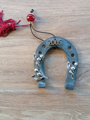 Horseshoe used, 12cm, heavy, ideal for construction