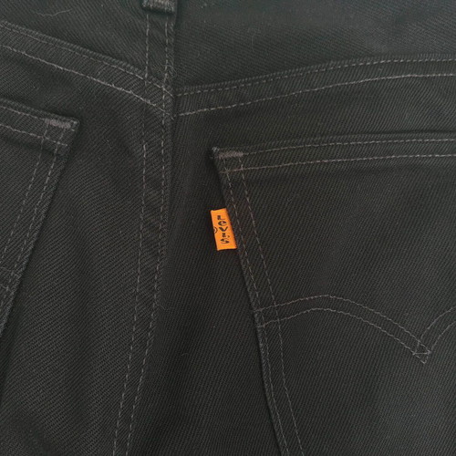 Levi's Orange Tab 615 Slim Tapered Black Jeans like new W33 L32