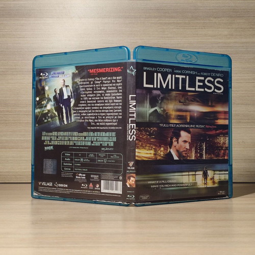 Limitless Blu-Ray used with Greek subtitles