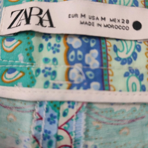 Zara culotte boho pants Medium like new multicolor
