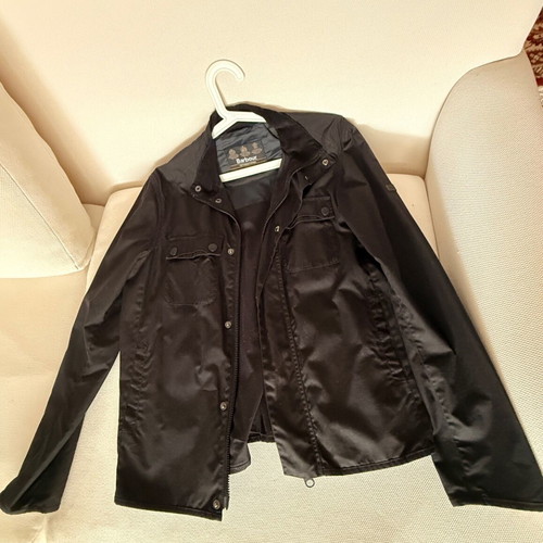 Barbour black jacket size M like new