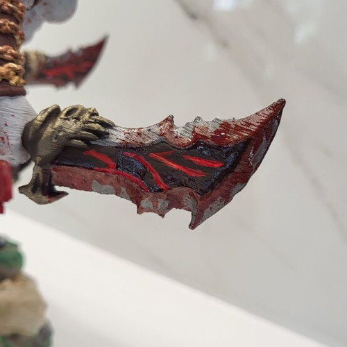 Kratos 3D figure like new, handmade collectible from God of War